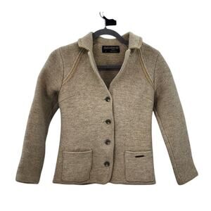 Geiger‎ Tyrol Boiled Wool Jacket Made In Austria Blazer Size 40